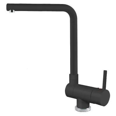 Elleci Miscelatore monocomando reclinabile con canna girevole DANUBIO MGKDAN40 finitura G40 nero