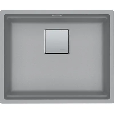 Franke: Lavello una vasca Vasche Kubus 2 Sottotop KNG 110-52 125.0529.605 finitura fragranite stone grey da 52x42 cm