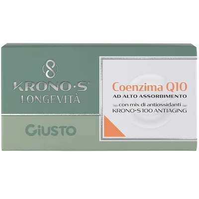 Giusto coenzima q10 kronos ad alto assorbimento 20 compresse