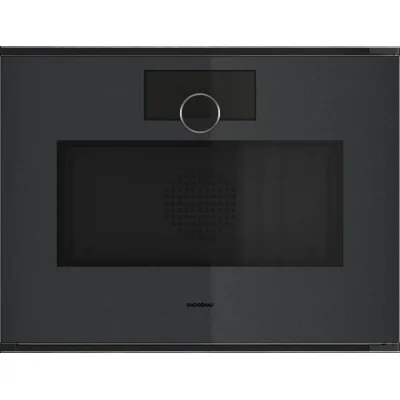 Gaggenau Forno combinato a microonde con cerniera a destra da incasso GM250100 finitura Gaggenau Onyx da 60 cm