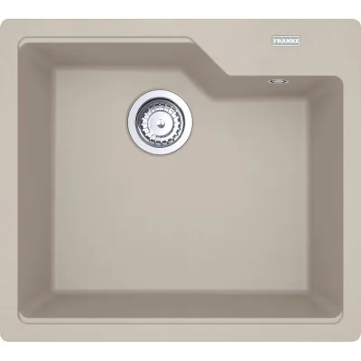 Franke: Lavello una vasca Vasche Sopratop Urban UBG 610-50 114.0686.791 finitura fragranite sahara da 56x50 cm