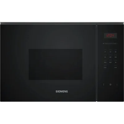 Siemens Forno microonde da incasso BF523LMB1 finitura nero da 60 cm