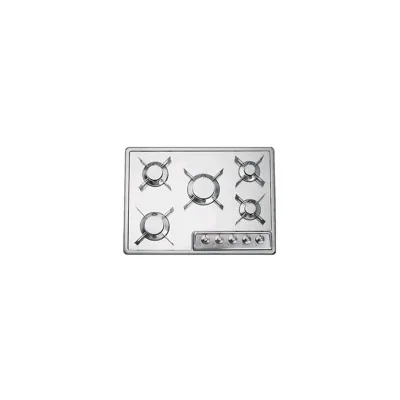 Alpes Piano cottura a gas F 569/5G in acciaio inox da 69 cm
