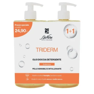 BIONIKE TRIDERM BIPACK OLIO DOCCIA DETERGENTE 2X750ML