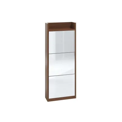 Maconi Scarpiera Family 866 in legno con specchio da 18 paia serie Shoe Holder collection - profondita' 35 cm