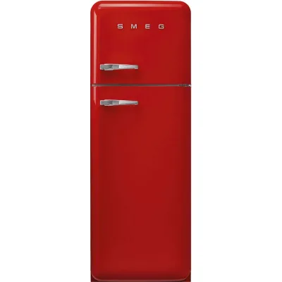 Smeg Frigorifero doppia porta con cerniere a destra a libera installazione FAB30RRD6 finitura rosso da 60 cm