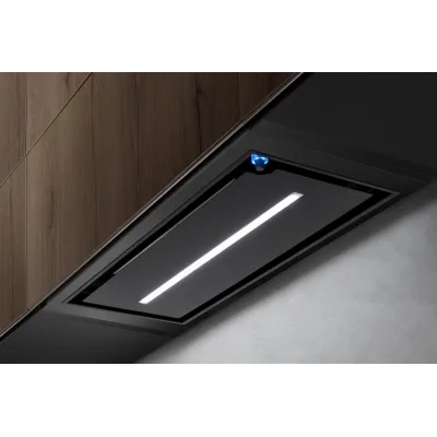 Airone Cappa da incasso Loreley finitura nero opaco da 90 cm
