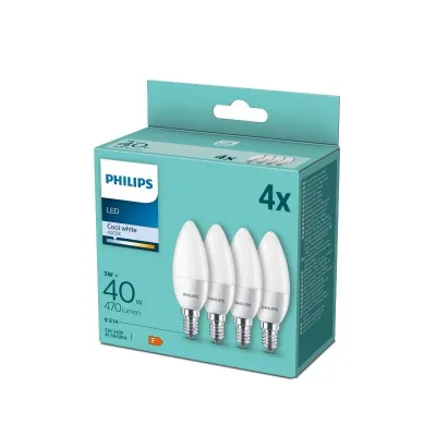 PHILIPS LIGHTING DIS LED CANDELA 40W E14 4000K NON D 929003604040