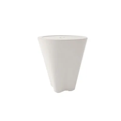 Eva Calòr Vaso fiore portapellet 2910107500 finitura bianco