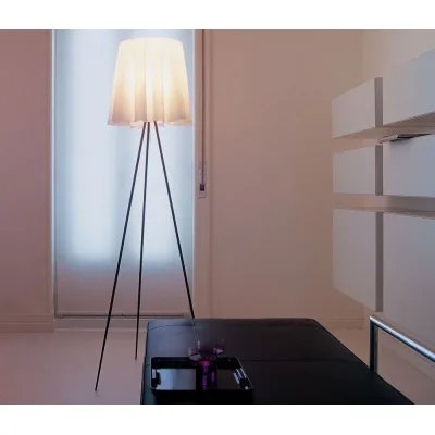 Flos Lampada da terra a luce diffusa Rosy Angelis finitura grigio
