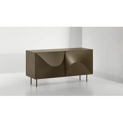 Bonaldo Madia in appoggio Vertigo con piedini in metallo da L.138 cm e H.72 cm - 2 ante