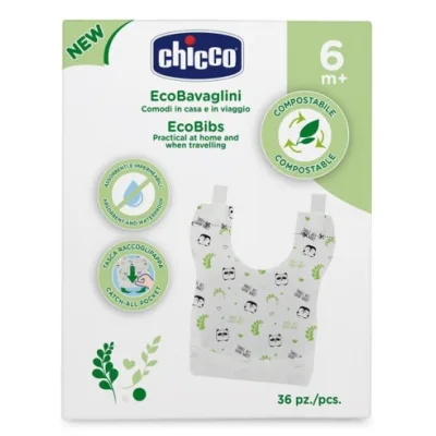 CHICCO BAVAGLINI MONOUSO COMPOSTABILI 36 PEZZI