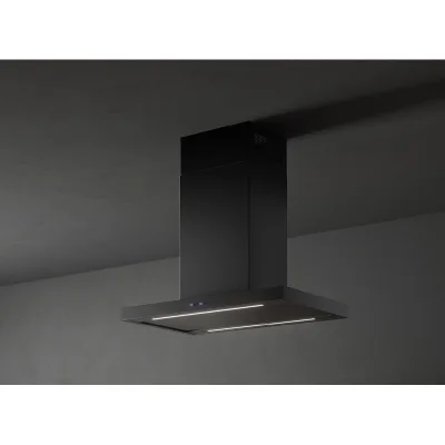 Falmec Cappa a isola Plane Plus NRS finitura nero da 90 cm