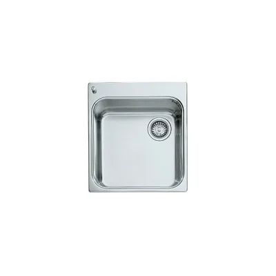 Alpes Vasca semifilo VF 546-D in acciaio inox da 46x51 cm