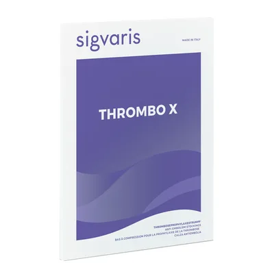 Gambaletto thrombo-x bianco l normale