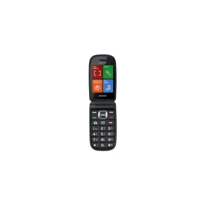 BRONDI RAPTOR DUAL SIM 2.8" CLAMSHELL FLIP ATTIVO AMPIO DISPLAY 3 PULSANTI ACCESSO RAPIDO USB-C ITALIA BLACK METAL