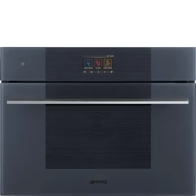 Smeg S Forno compatto combinato microonde Galileo Speedwave SO4104M2PG finitura Neptune Grey da 60 cm