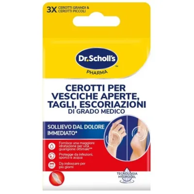 SCHOLL CEROTTO VESCICHE TAGLI ESCORIAZIONI 6 PEZZI