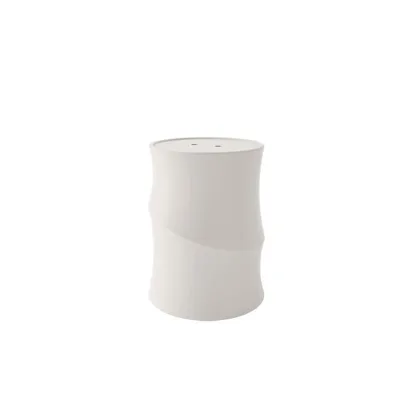 Eva Calòr Vaso spirale portapellet 2910107200 finitura bianco