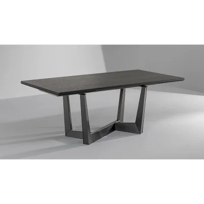 Bonaldo Tavolo fisso Art con struttura in metallo e piano a scelta da 300x108 cm