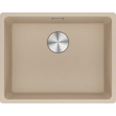 Franke: Lavello una vasca Vasche Sottotop Maris MRG 110-52 125.0686.722 finitura fragranite avena da 55.3x43.3 cm