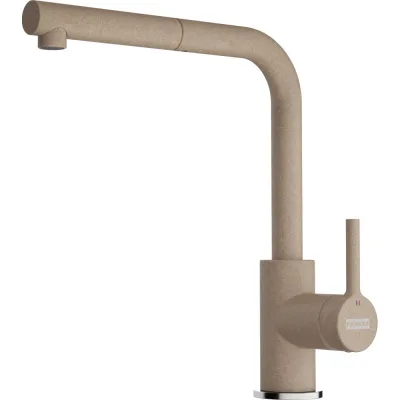 Franke: Miscelatore monocomando Lina L Doccia 115.0728.487 finitura oyster
