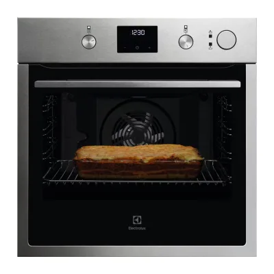 Electrolux Forno multifunzione KOCGS70TX finitura inox e vetro nero da 60 cm