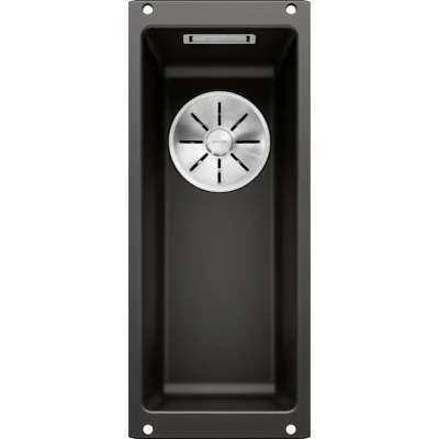 Blanco | Lavello una vasca SUBLINE 160-U 1525981 finitura nero da 19x46 cm - Sottotop