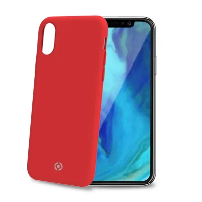 CELLY FEELING COVER IPHONE XS MAX RED FEELING999RD