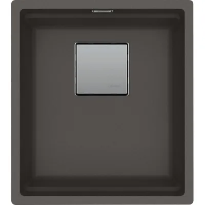Franke: Lavello una vasca Vasche Sottotop Kubus 2 KNG 110-37 125.0714.192 finitura grigio ardesia da 37x42 cm