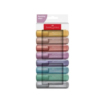 FABER CASTEL CF8 EVIDENZIATORI TEXT 46 METALLIC 254678