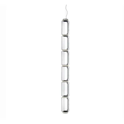 Flos Lampada a sospensione Noctambule Suspension 6 Low Cylinder finitura nero