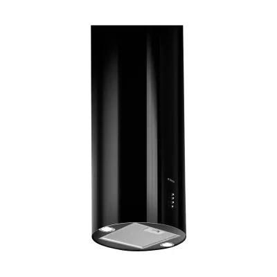 Elica Cappa a isola TUBE PRO ISLAND BL MAT/A/43 PRF0090717B finitura nero effetto soft touch da Ø43 cm