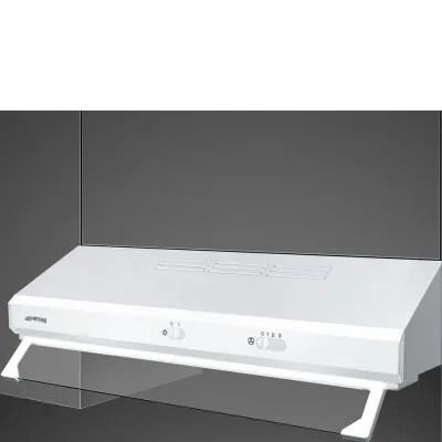 PRONTA CONSEGNA - Smeg Cappa aspirante semi-integrata KSEC61BE3 finitura bianco da 60 cm