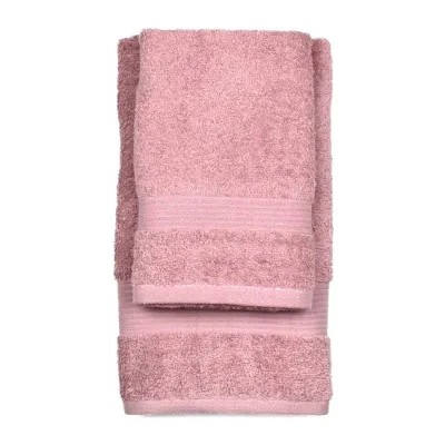 asciugamani coppia viso e ospite Seattle - Zambaiti 550gr Rosa / ospite 40x60cm / viso 60x100cm