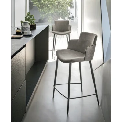 Sedit Sgabello Carol con struttura in metallo e seduta a scelta - IN PROMOZIONE FINO AL 6/07