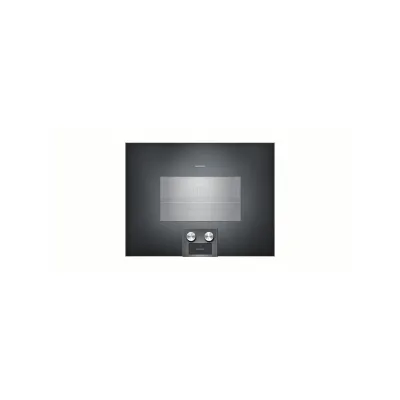 PRONTA CONSEGNA - Gaggenau Forno combinato a vapore con comandi in basso e cerniere a sinistra da incasso BS475102 finitura antracite da 60 cm