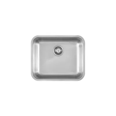 Foster Lavello una vasca 1845 850 finitura acciaio inox da 48.8x43.8 cm