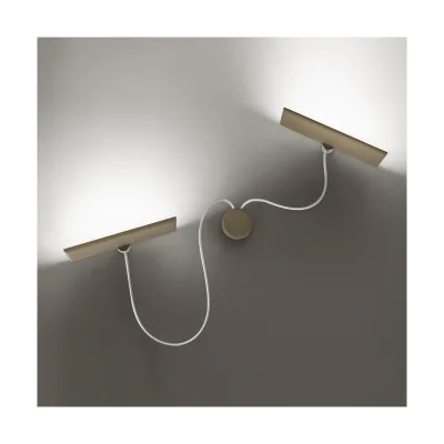 Minitallux Lampada a parete a LED Giùup APB 80.2 in diverse finiture by Icone Luce