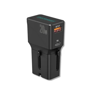 NEO TRAVEL CHARGER 2 USB PORT PD 20W FOVMWC17963