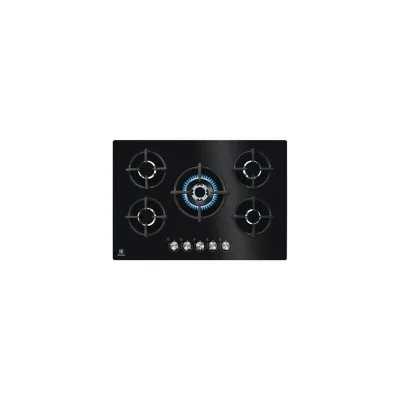 PRONTA CONSEGNA - Electrolux | Piano cottura a gas KGG75372K finitura cristallo temperato nero da 75 cm