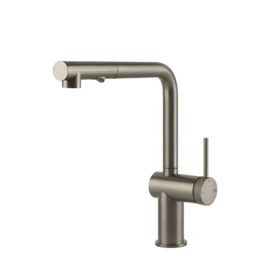 Gessi Miscelatore monocomando con doccetta estraibile Inedito Collection 60478 149 finitura Finox - IN PROMOZIONE FINO AL 6/07