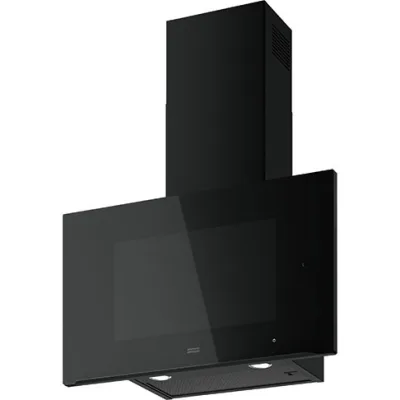 Franke Cappa a parete AQ Sense FKAS A80 BK 330.0657.269 finitura cristallo nero da 80 cm