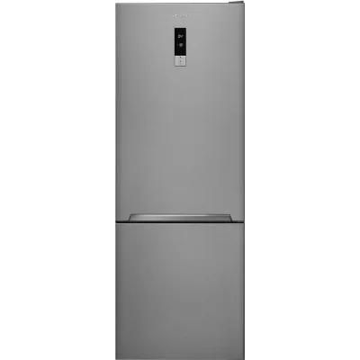 PRONTA CONSEGNA - Smeg Frigorifero combinato a libera installazione FC48XDNE finitura Pet Inox Look da 70 cm