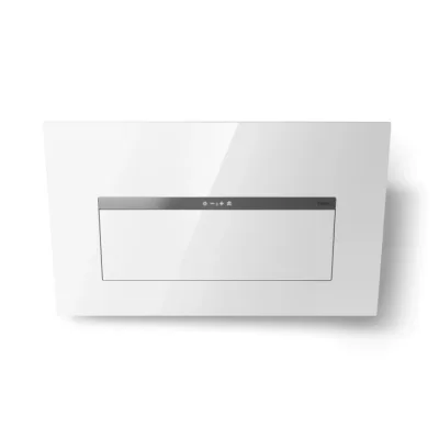 Elica Cappa aspirante a parete BLOOM-S WH/A/85 PRF0164490A finitura vetro bianco da 85 cm