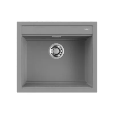 Elleci Lavello una vasca BEST 105 LGB10548 finitura composito G48 cemento da 57x51 cm