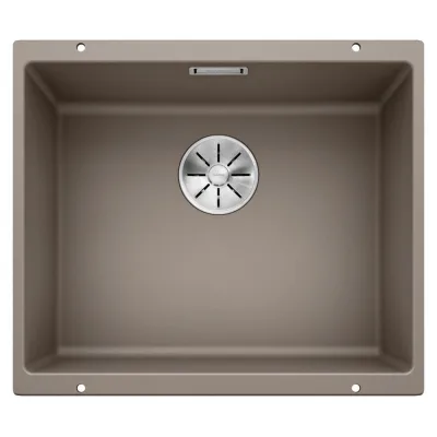 Blanco | Lavello una vasca SUBLINE 500-U 1518571 finitura tartufo da 53x46 cm - Sottotop