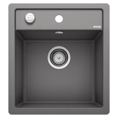 Blanco Lavello una vasca DALAGO 45-F 1518847 finitura grigio roccia da 45.5x50 cm - Filotop