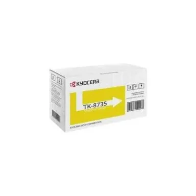 TONER ORIGINALE KYOCERA TK8735 TK-8735Y GIALLO 1T02XNANL0 TASKALFA 7052CI