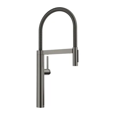 PRONTA CONSEGNA - Blanco | Miscelatore monocomando con doccetta estraibile CULINA-S II 1527465 finitura dark steel